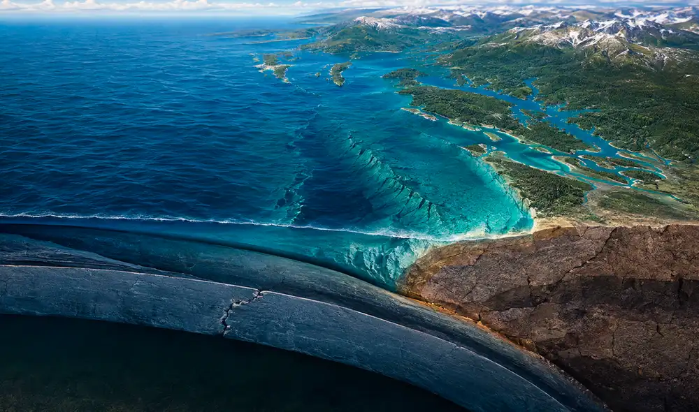 Investigadores han descubierto, mediante imágenes sísmicas, la lenta fragmentación de las placas tectónicas Explorer y Juan de Fuca en el océano Pacífico, cerca de Vancouver, Canadá.