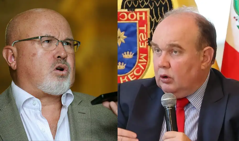 Carlos Bruce evalúa querellar a López Aliaga tras vincularlo con el narcotráfico