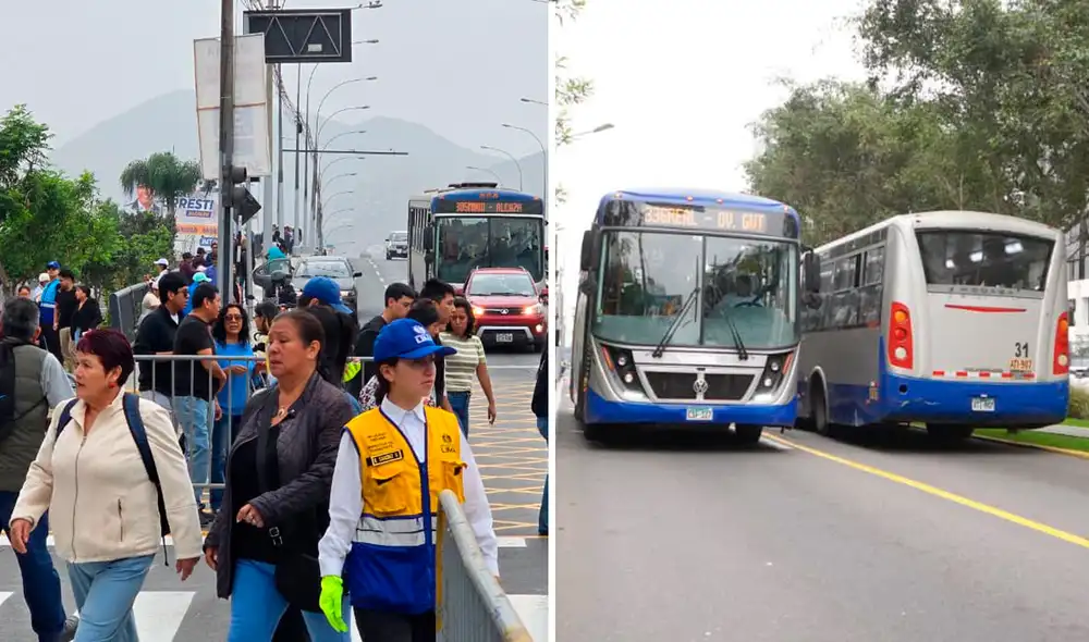 ATU dio a conocer los desvíos del servicio del Corredor Azul y Morado para este 30 de agosto ATU dio a conocer los desvíos del servicio del Corredor Azul y Morado para este 30 de agosto