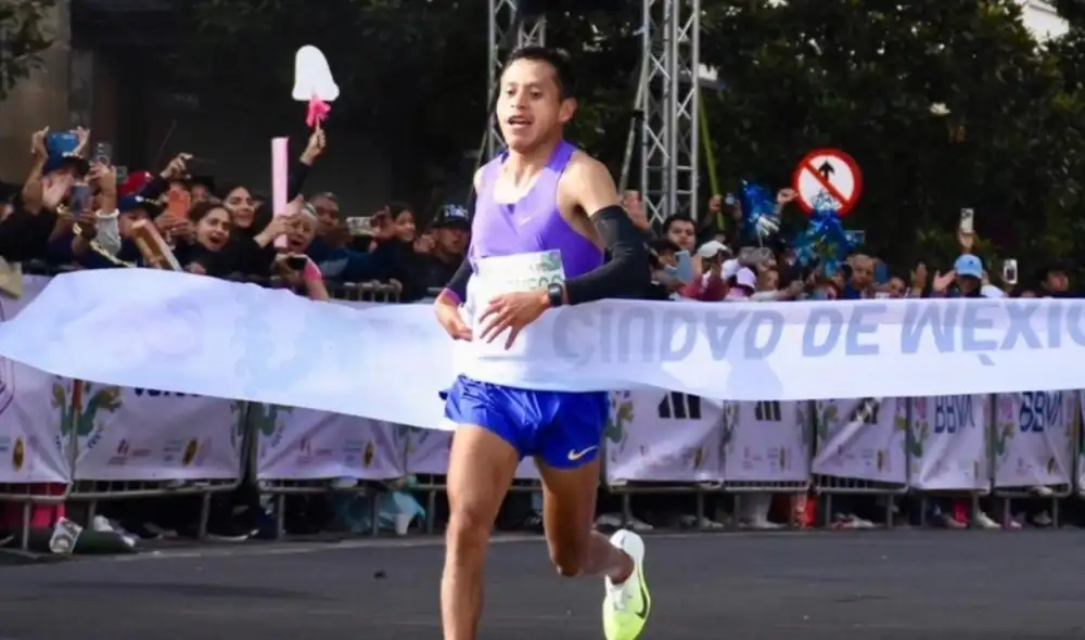 Cristhian Pacheco es uno de los fondistas más reconocidos de Perú. Foto: Maratón de la Ciudad de México