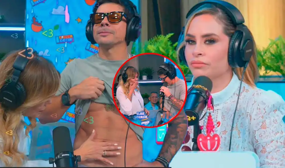 Gisela Valcárcel se reencontró luego de varios años con Mario Hart. Foto: Composición LR/Captura/YouTube