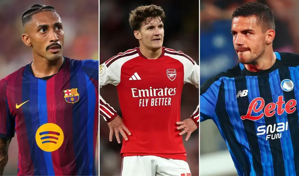 Barcelona, Arsenal y Atalanta juegan hoy en sus respectivos campeonatos. Foto: LaLiga/Premier League/Atalanta/composición LR