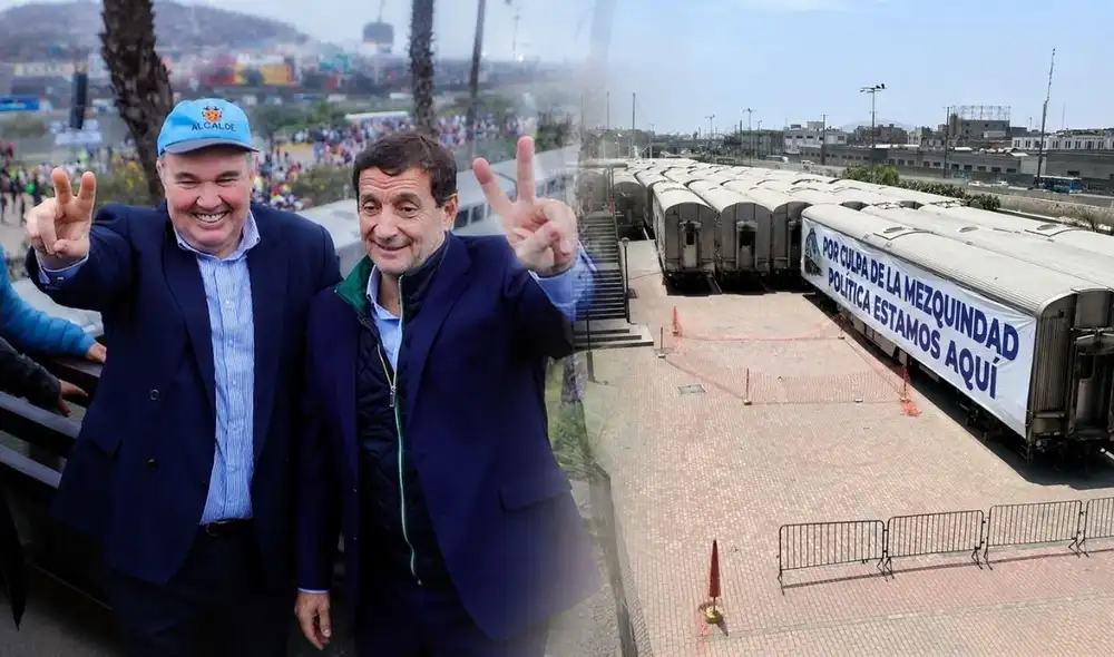 El gobernador regional Luis Torres planteó a la Municipalidad de Lima destinar parte del material ferroviario donado por Caltrain a la ruta Tacna-Arica. El alcalde Renzo Reggiardo aceptó iniciar coordinaciones El gobernador regional Luis Torres planteó a la Municipalidad de Lima destinar parte del material ferroviario donado por Caltrain a la ruta Tacna-Arica. El alcalde Renzo Reggiardo aceptó iniciar coordinaciones