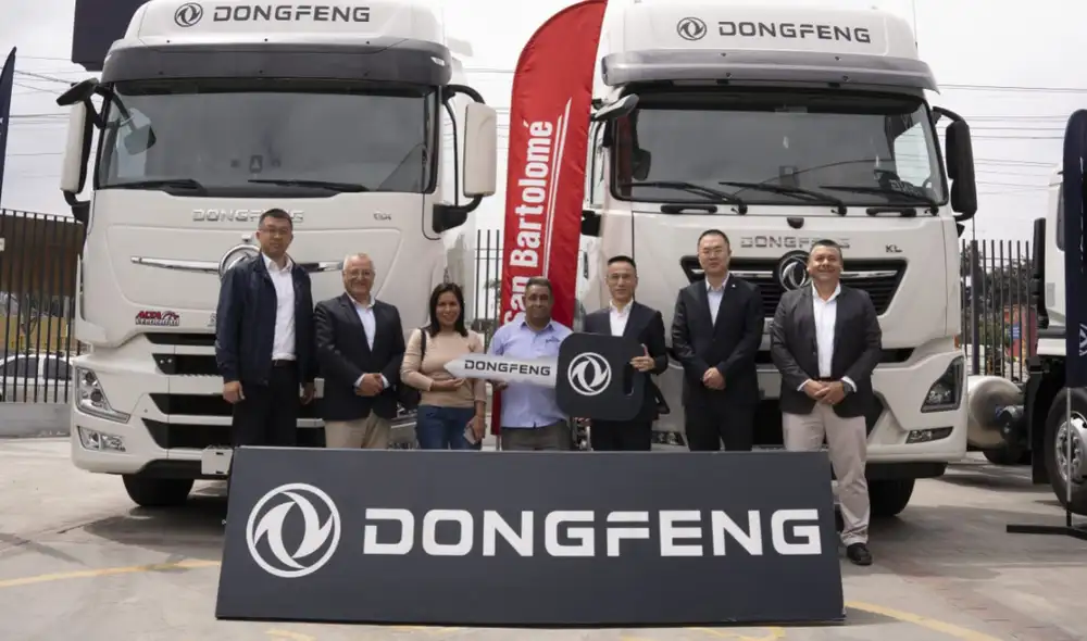 Dongfeng entregó ocho unidades DF-1014 GNV a RANSA. Foto: difusión.