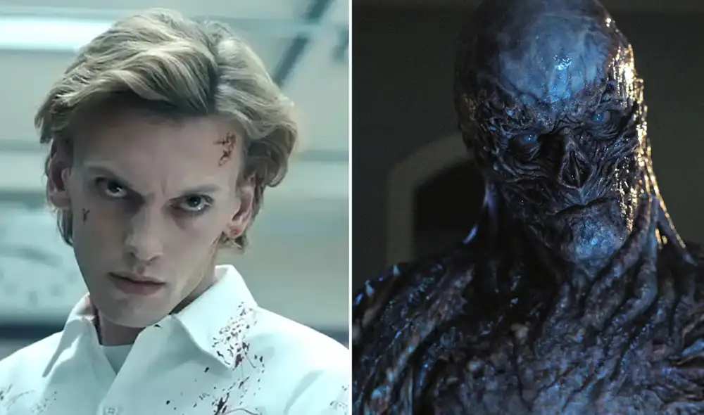 Jamie Campbell Bower dio vida a Vecna, el villano en la serie 'Stranger Things'. Foto: Composición LR/YouTube. Jamie Campbell Bower dio vida a Vecna, el villano en la serie 'Stranger Things'. Foto: Composición LR/YouTube.