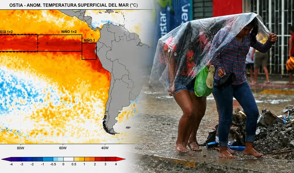 El fenómeno El Niño se clasifica como extraordinario en la región Niño 1+2, según el Senamhi. Se anticipan lluvias significativas en noviembre en la costa norte de Perú. El fenómeno El Niño se clasifica como extraordinario en la región Niño 1+2, según el Senamhi. Se anticipan lluvias significativas en noviembre en la costa norte de Perú.