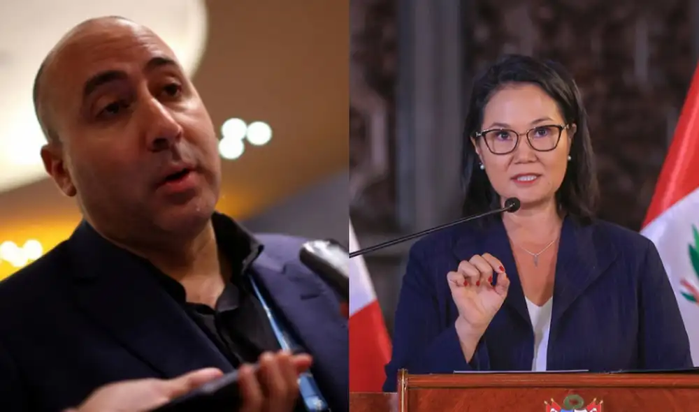 Keiko Fujimori se pronunció sobre su vínculo con el operador Fernando Cerimedo. Foto: composición LR.