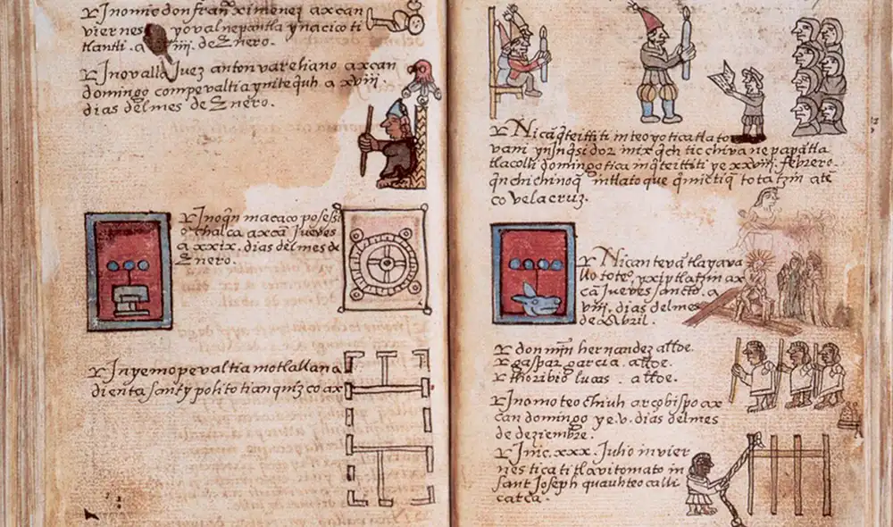 El Códice Tonalámatl es un antiguo libro pictográfico de carácter ritual y adivinatorio. Foto: INAH