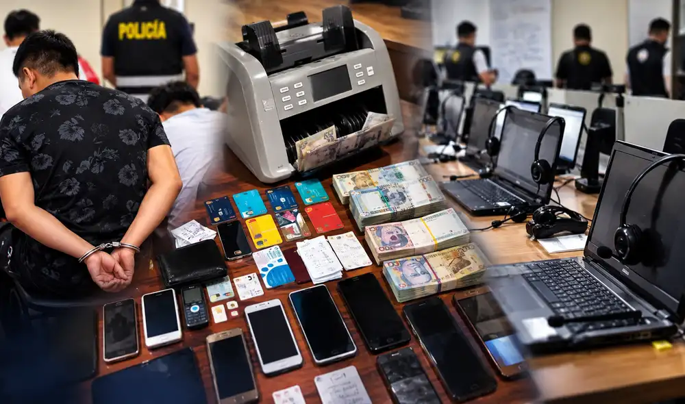 Detenidos por fraude informático en operativo contra red de estafas telefónicas en Comas