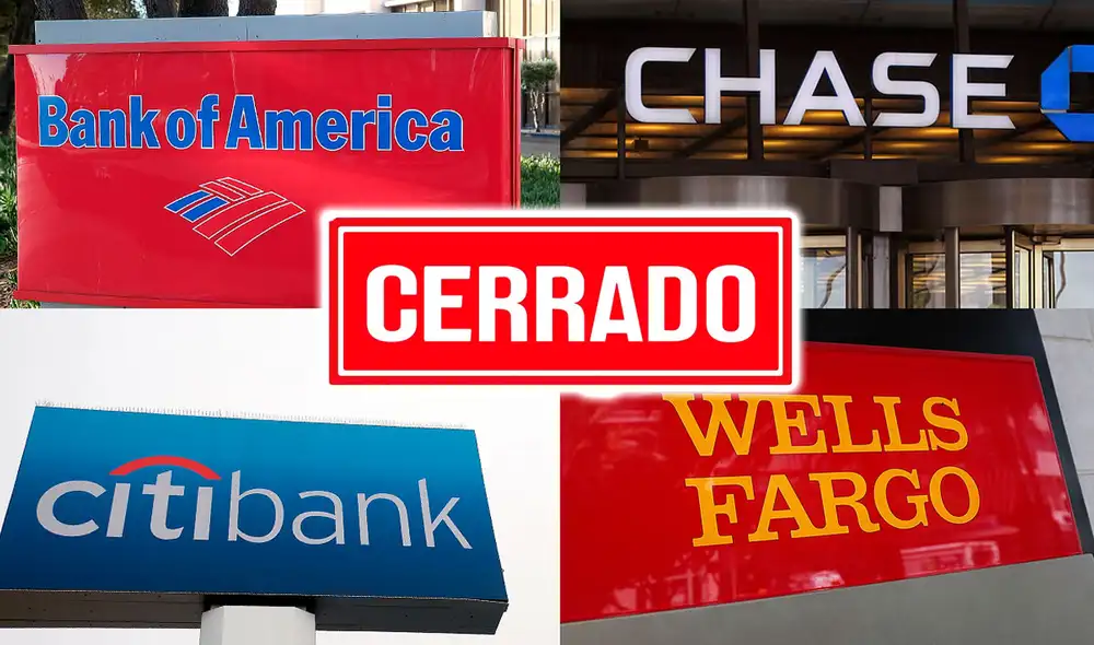Bancos en EE.UU anuncian cierre masivo para este 7 de septiembre. Bancos en EE.UU anuncian cierre masivo para este 7 de septiembre.