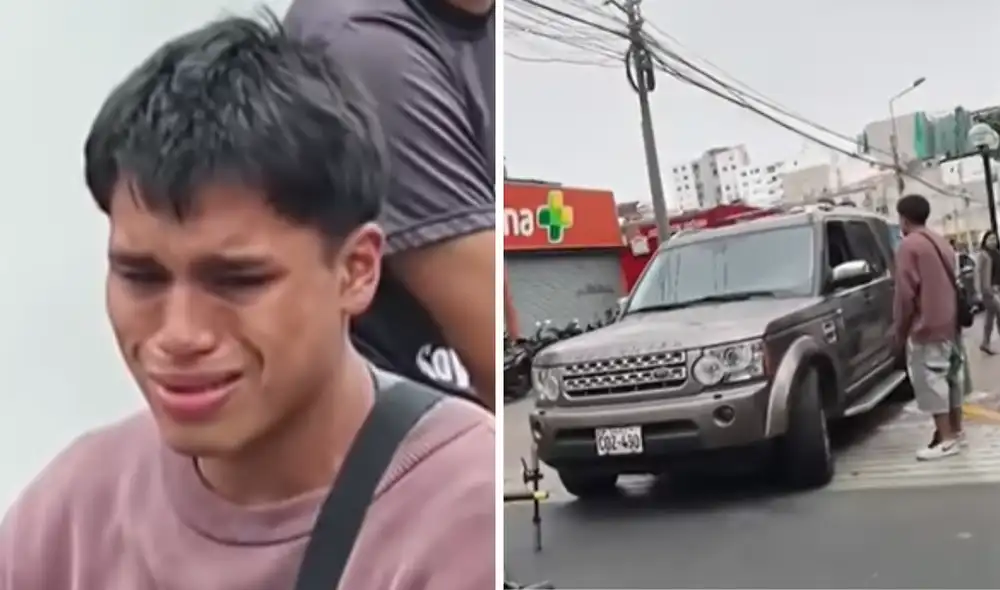 Scooter de joven terminó destrozado tras impacto de camioneta Scooter de joven terminó destrozado tras impacto de camioneta
