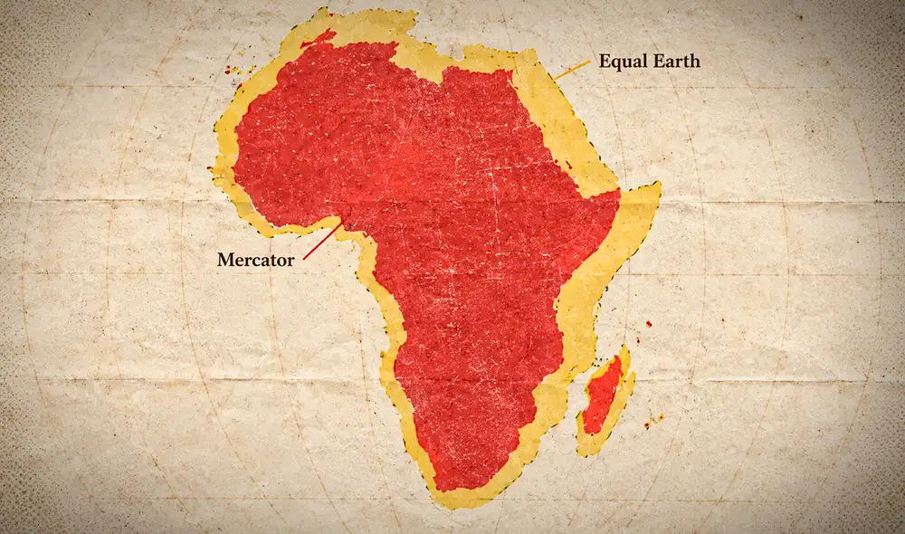La ONU aprobó la eliminación de la proyección de Mercator para corregir la distorsión en la representación de África, con 164 votos a favor y solo una oposición. La ONU aprobó la eliminación de la proyección de Mercator para corregir la distorsión en la representación de África, con 164 votos a favor y solo una oposición.