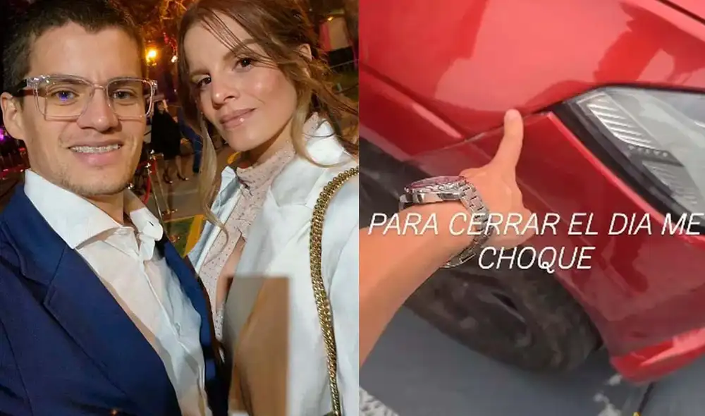 Sergio Baigorria mostró su auto tras sufrir fuerte choque. Foto: Composición LR/Captura/Instagram Sergio Baigorria mostró su auto tras sufrir fuerte choque. Foto: Composición LR/Captura/Instagram