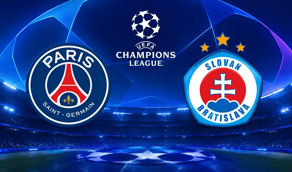 PSG vs Slovan Bratislava por la fecha 1 de la Champions League. Foto: Composición LR/Chat GPT PSG vs Slovan Bratislava por la fecha 1 de la Champions League. Foto: Composición LR/Chat GPT