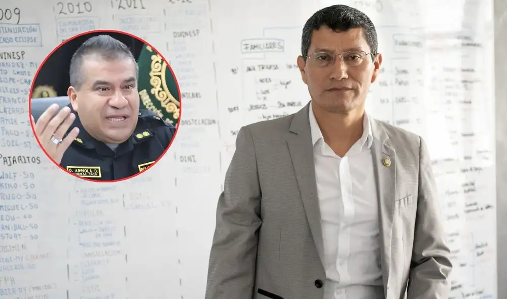 Harvey Colchado ha criticado la gestión de Óscar Arriola como jefe de la PNP | Composición: LR.
