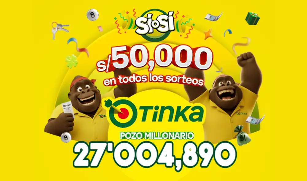 La Tinka realizará un nuevo sorteo el domingo 6 de septiembre, con un impresionante pozo acumulado de S/27.004.890.