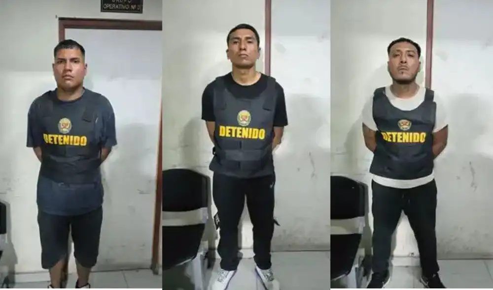 Los Malandros del barrio, detenidos por la Policía.