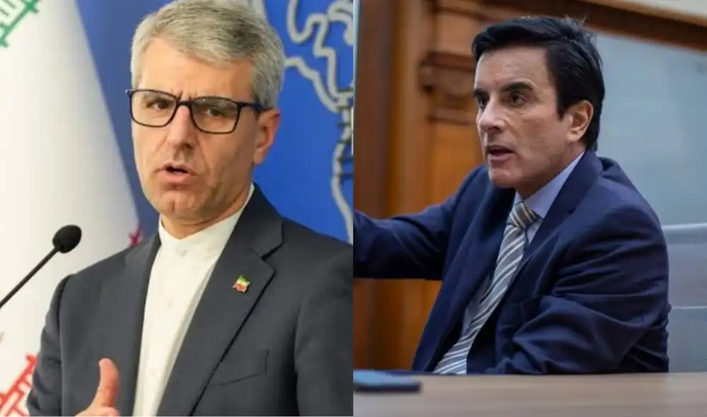 Portavoz de la cancillería iranía habló de la decisión tomada por Perú | Composición: LR.