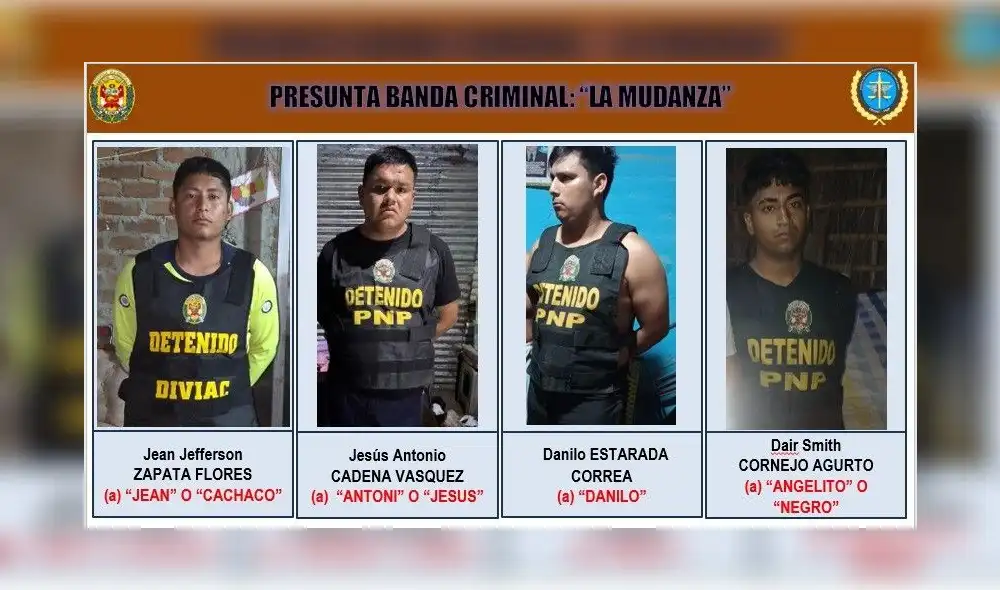 Detenidos sindicados por autores del crimen del dirigente. Detenidos sindicados por autores del crimen del dirigente.