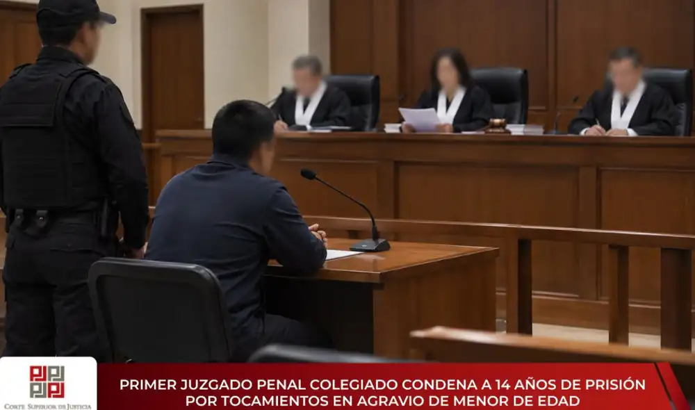 Juzgado de Lambayeque dictó 14 años de prisión por tocamientos. Foto: difusión. Juzgado de Lambayeque dictó 14 años de prisión por tocamientos. Foto: difusión.
