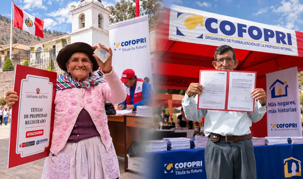 La campaña del Ministerio de Vivienda y Cofopri benefició a más de 4.500 personas en Ayacucho, donde se otorgaron 1.144 títulos, garantizando la legalidad de viviendas y espacios de servicios.