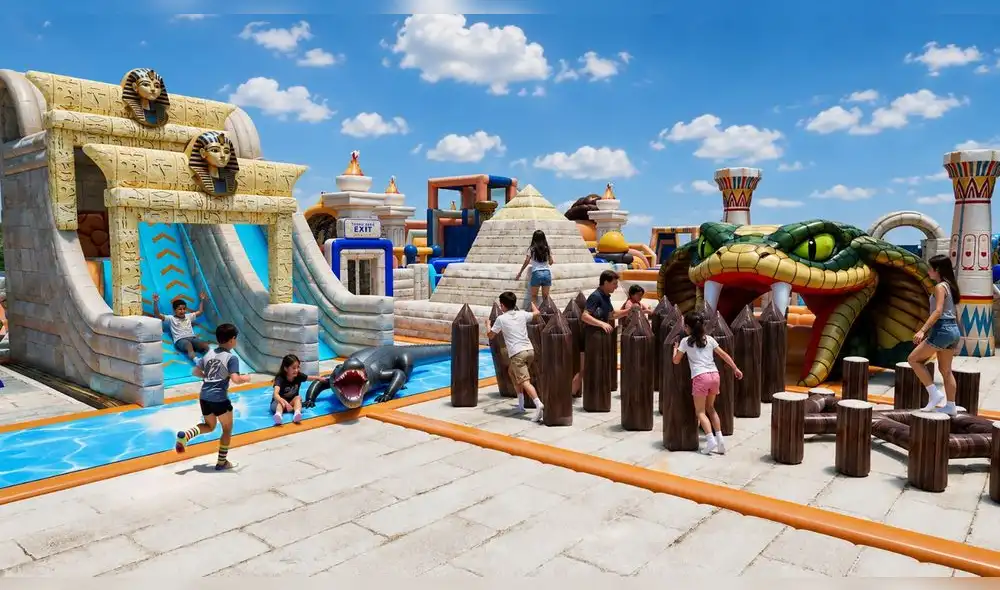 Paradox Park, un parque inmersivo en el Jockey Club, ofrece más de 25.000 metros cuadrados de juegos y retos familiares. Paradox Park, un parque inmersivo en el Jockey Club, ofrece más de 25.000 metros cuadrados de juegos y retos familiares.