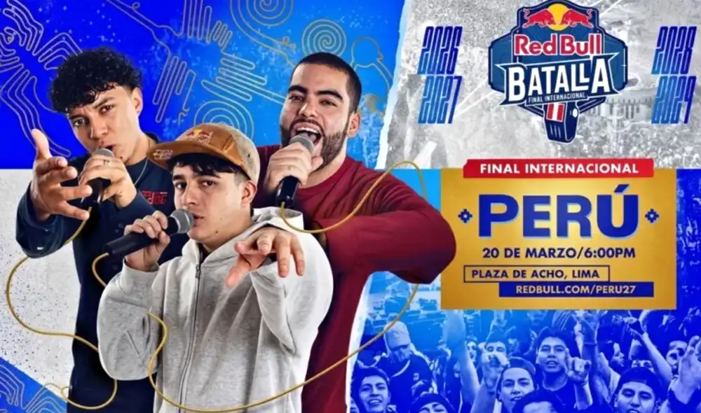 Red Bull Batalla vuelve a Perú después de once años. Conoce todos los detalles de la Final Internacional 2027. Red Bull Batalla vuelve a Perú después de once años. Conoce todos los detalles de la Final Internacional 2027.
