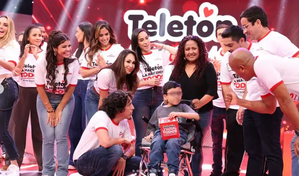 Teletón 2026 se emitió por América TV y TV Perú. Foto: América TV. Teletón 2026 se emitió por América TV y TV Perú. Foto: América TV.
