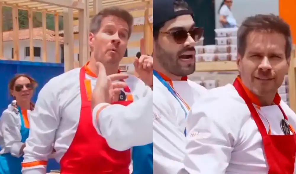Guty Carrera intentó calmar a Miguel Arce tras el altercado con Carlos Ponce, advirtiendo sobre las consecuencias de afectar a su equipo en el programa. Foto: captura/Telemundo Guty Carrera intentó calmar a Miguel Arce tras el altercado con Carlos Ponce, advirtiendo sobre las consecuencias de afectar a su equipo en el programa. Foto: captura/Telemundo