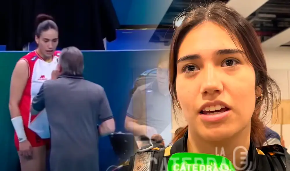 Aixa Vigil fue una de las mejores jugadoras de Perú en el Sudamericano de Vóley 2026. Foto: composición LR/Latina TV/La Cátedra Deportes Aixa Vigil fue una de las mejores jugadoras de Perú en el Sudamericano de Vóley 2026. Foto: composición LR/Latina TV/La Cátedra Deportes