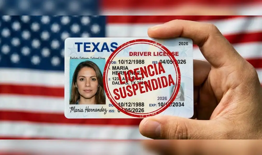 Texas ordena suspender las licencias de conducir. Texas ordena suspender las licencias de conducir.