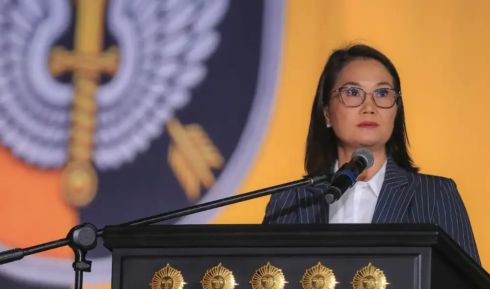 Keiko Fujimori durante evento público | Foto: Presidencia del Perú.
