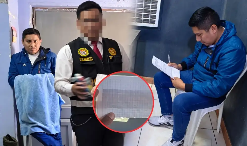 Nelson Carrillo, de 35 años, fue identificado tras una alerta de inteligencia. Su actitud sospechosa motivó la revisión de sus pertenencias en la entrada del Establecimiento Penitenciario de Varones de Socabaya.