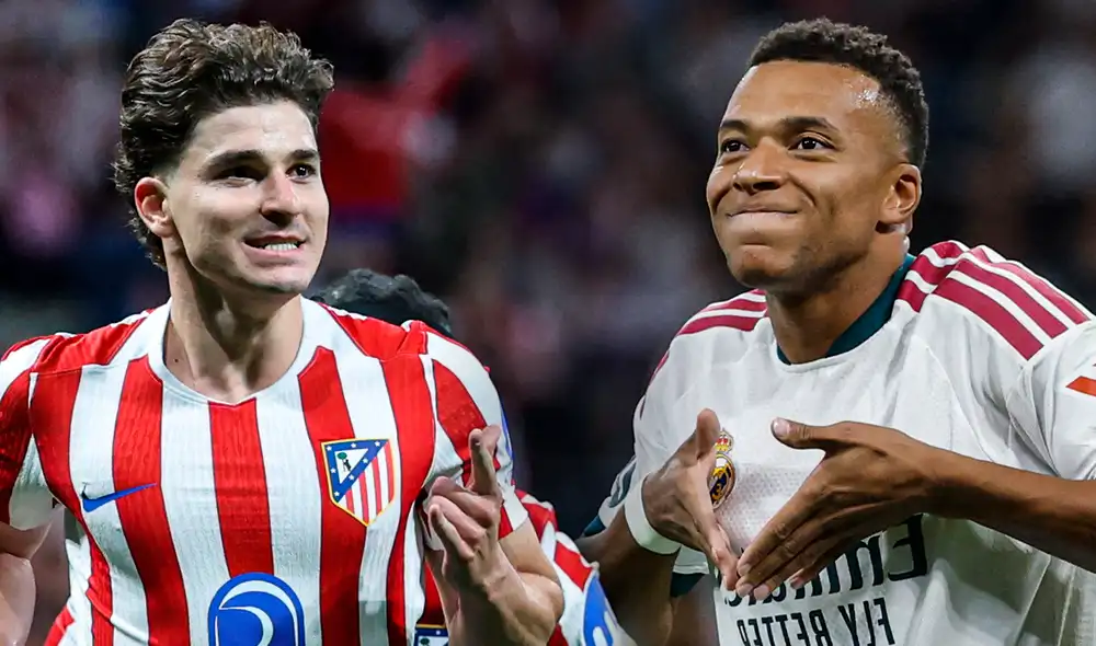 Atlético Madrid vs Real Madrid son candidatos para ganar LaLiga. Foto: composición LR/AFP Atlético Madrid vs Real Madrid son candidatos para ganar LaLiga. Foto: composición LR/AFP