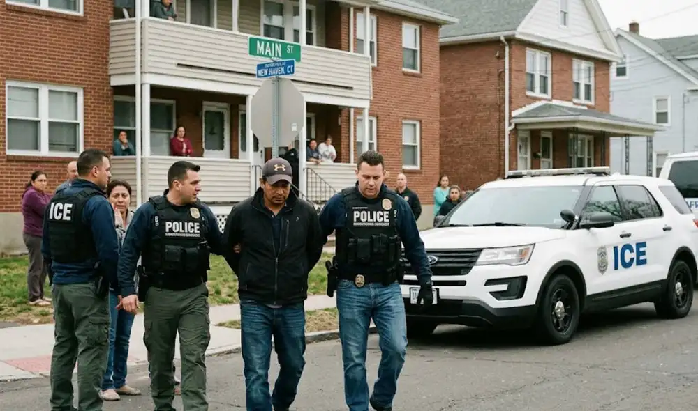 Se confirmó el arresto de más de 100 inmigrantes en Connecticut. Se confirmó el arresto de más de 100 inmigrantes en Connecticut.
