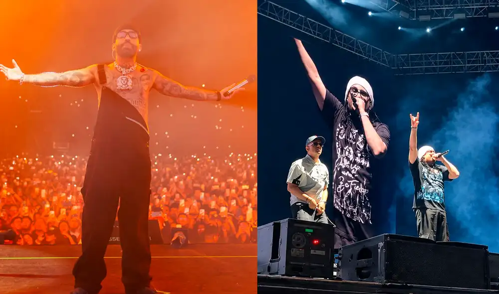 La ovación recibida por JKing y Maximan reafirma su legado en el reguetón, mostrando que la audiencia peruana sigue conectada con su música icónica y de trayectoria. Fotos: difusión La ovación recibida por JKing y Maximan reafirma su legado en el reguetón, mostrando que la audiencia peruana sigue conectada con su música icónica y de trayectoria. Fotos: difusión