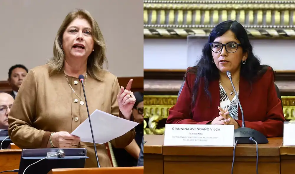 La vocera de la bancada, Roxana Rocha, solicitó a Avendaño cumplir el plazo señalado en el reglamento de la Cámara de Diputados. Foto: composición LR