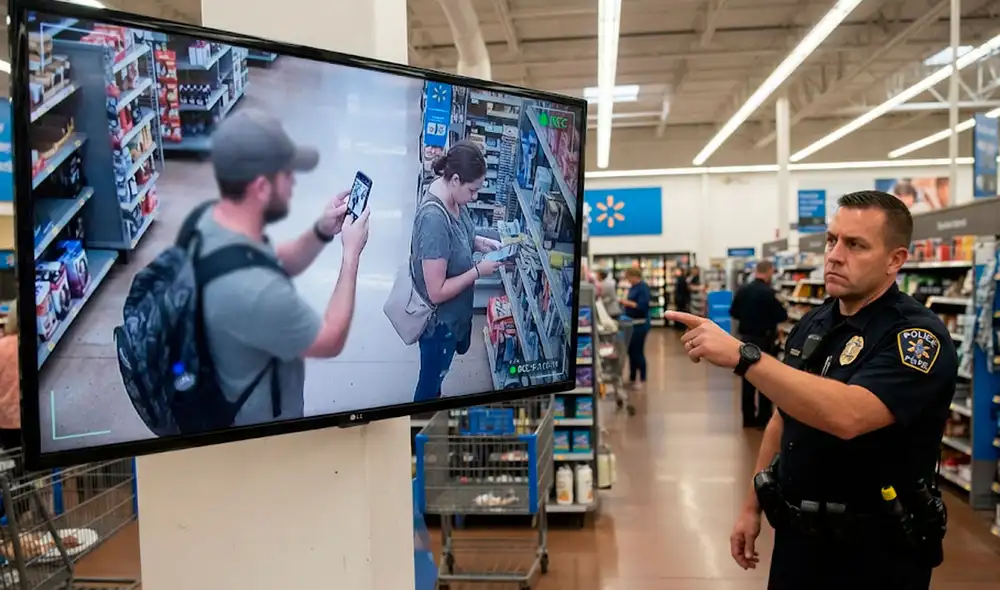 Hombre es acusado de tomar fotos debajo del vestido a una mujer en el Walmart.