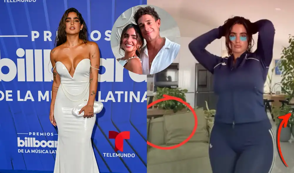 Isabella Ladera es la actual pareja y madre del hijo de Hugo García. Foto: Composición LR/Telemundo/Facebook.
