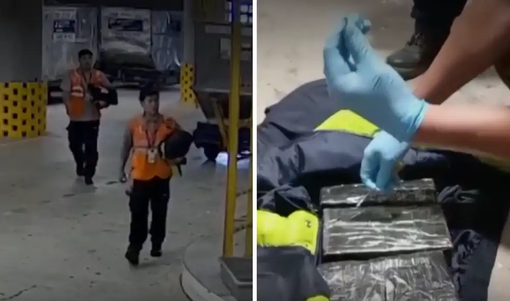 Trabajadores habrían escondido drogas en casacas para luego introducirlas en maletas
