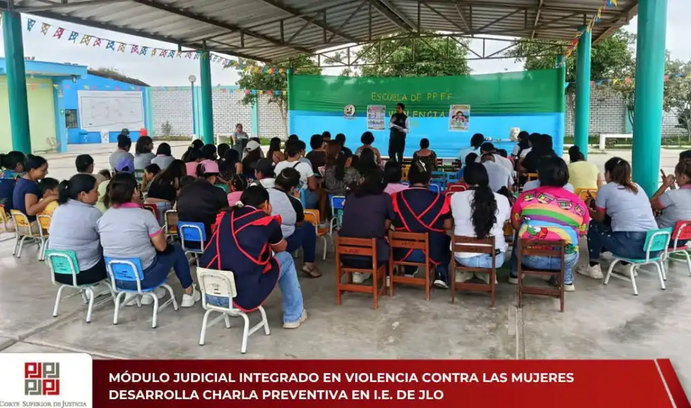 Corte de Lambayeque orienta a padres sobre prevención de la violencia. Foto: difusión.