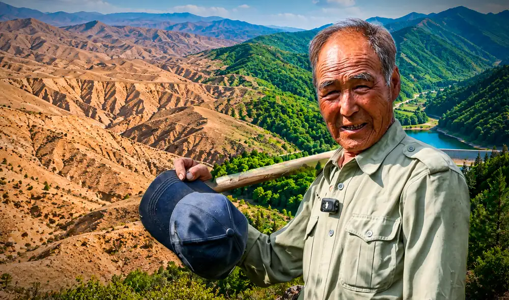 Wang Zhanfeng, empresario chino, dejó su próspero negocio hotelero en 1983 para restaurar el ecosistema de Youyu, en Shanxi, impulsando un proyecto de reforestación durante más de cuatro décadas.
