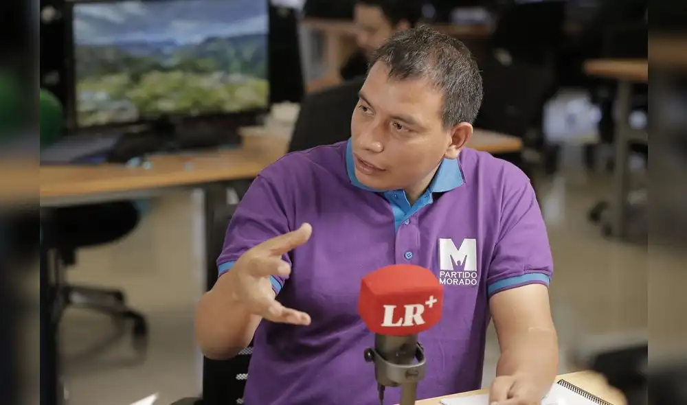 Max Peralta postula a la alcaldía de Comas por el partido Morado