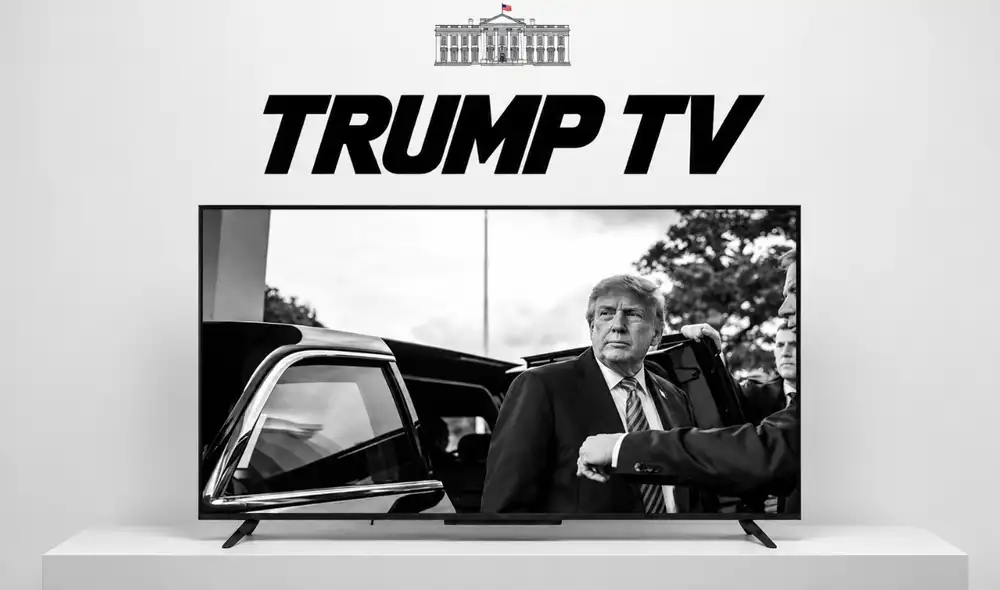 La Casa Blanca anuncia el lanzamiento de 'TRUMP TV'. Foto: The White House.
