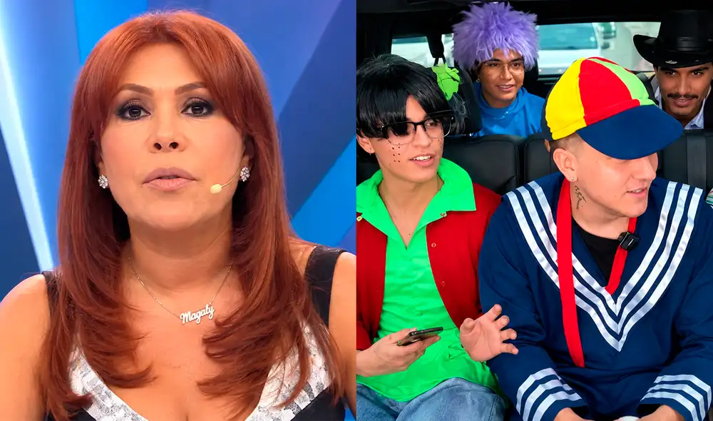 Magaly comentó  acerca de los pocos límites que tienen los tiktokers en la plataforma de Kick. / Composición LR/ TikTok