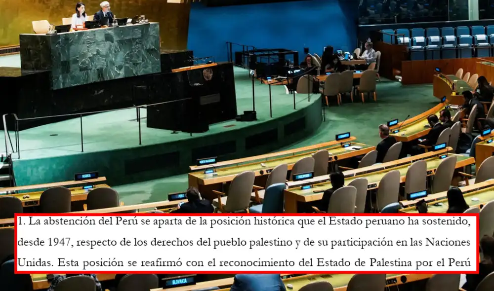 Excancilleres cuestionan abstención del Perú sobre Palestina y piden explicaciones al Gobierno Excancilleres cuestionan abstención del Perú sobre Palestina y piden explicaciones al Gobierno