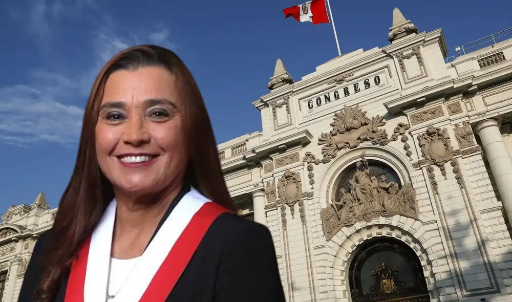 Karla Schaefer, senadora de Fuerza Popular. Karla Schaefer, senadora de Fuerza Popular.