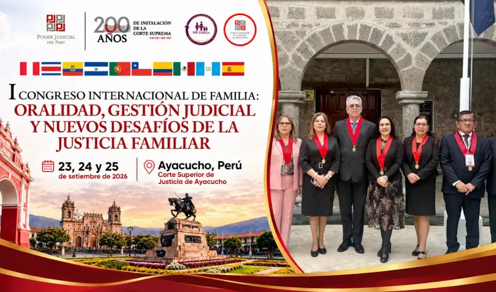 Corte de Lambayeque participa en Congreso Internacional de Familia. Foto: difusión. Corte de Lambayeque participa en Congreso Internacional de Familia. Foto: difusión.