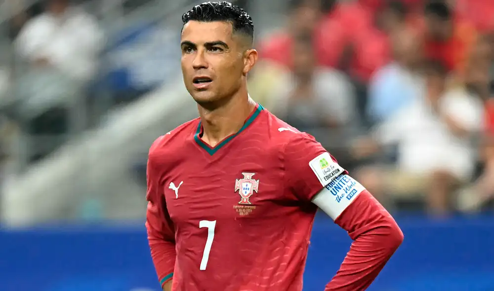 Cristiano Ronaldo se encuentra jugando sus últimos partidos con la selección de Portugal. Foto: AFP