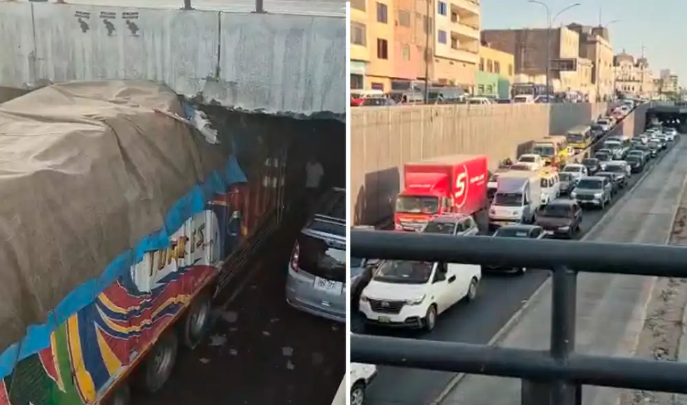 Tráfico en avenida Alfonso Ugarte Tráfico en avenida Alfonso Ugarte